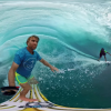 【360℃動画】GoProの最新カメラを使用してタヒチのチューブを二人のサーファーが挑む！