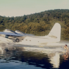 【動画】大型飛行機(フライングボート)でボートサーフィン